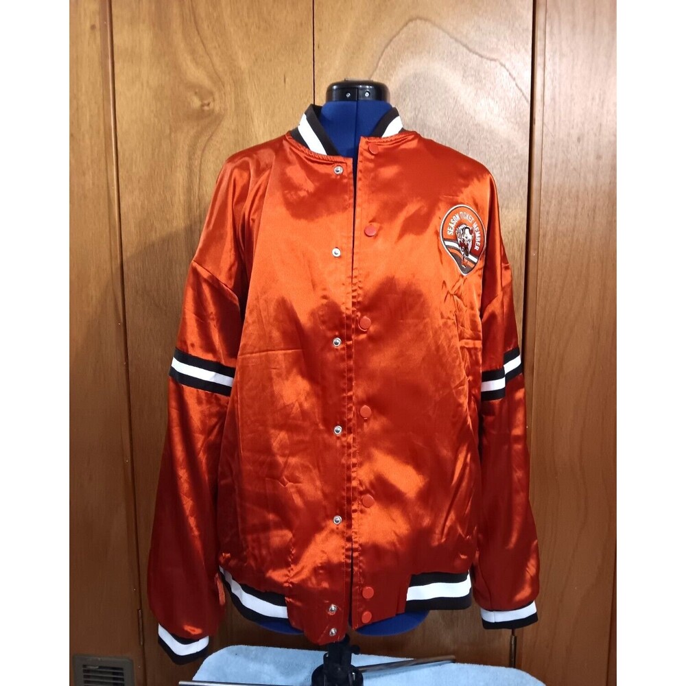 Cleveland Browns Retro Style 1946 Season Ticket Member Jacket Size L EUC